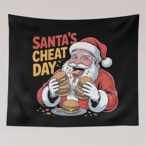 Item preview, Santa's cheat day designed and sold by DreamOnShirts.