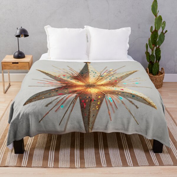Item preview, 3D Christmas Star Ornament – Glowing Holiday Decoration designed and sold by LunaPoster.