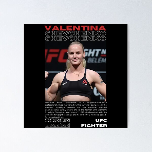 Item preview, Valentina Shevchenko "Bullet" UFC Fighter designed and sold by JeyVel.