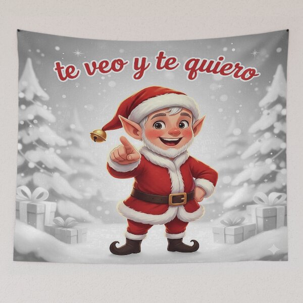 Item preview, The elf goes out to deliver presents during the Christmas holidays. designed and sold by orlarclip.