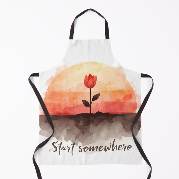 Item preview, Start Somewhere, Motivational Minimalist Quote Sticker designed and sold by Moodune.