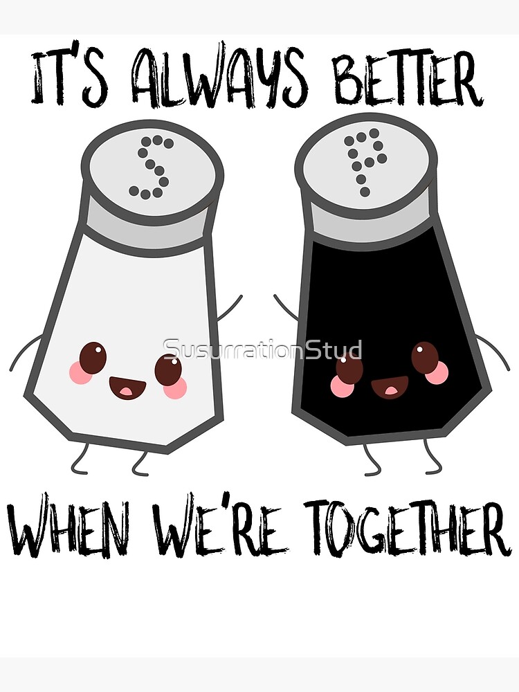 Salt and pepper: Why are they always together?