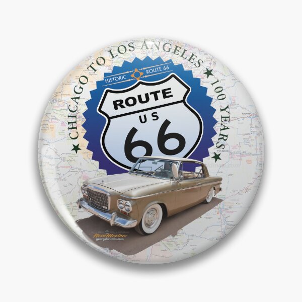 Item preview, Route 66 Centennial, Studebaker, Paper Maps designed and sold by George Brudos.