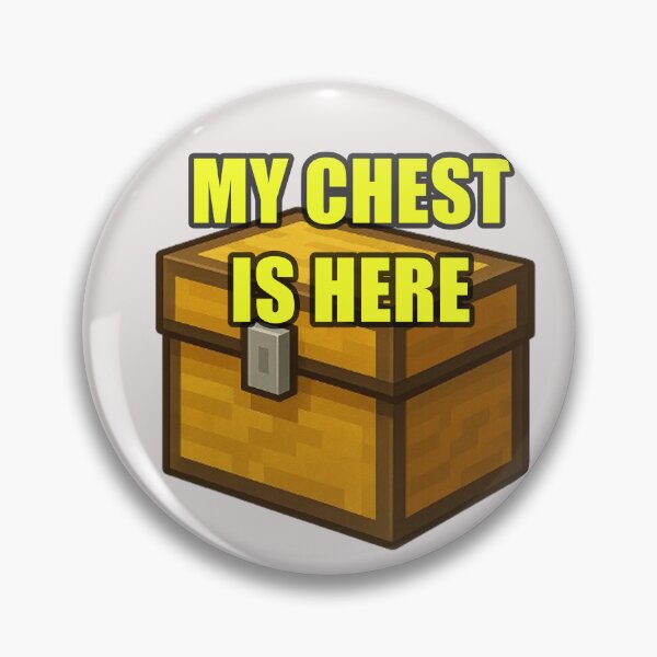 Item preview, Gaming, pixel, chest, funny, Minecraft, loot, retro, meme, designed and sold by hardingcarl2.