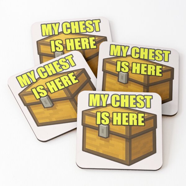 Item preview, Gaming, pixel, chest, funny, Minecraft, loot, retro, meme, designed and sold by hardingcarl2.