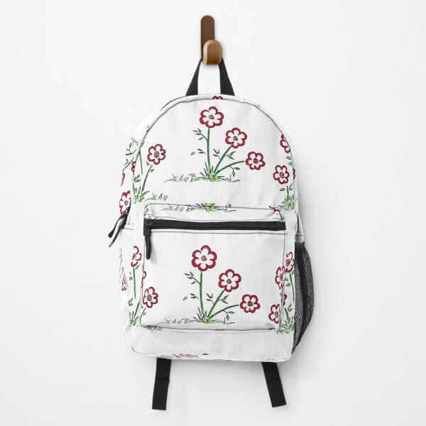 Item preview, Red Flowers in a Field designed and sold by Designed2Delite.