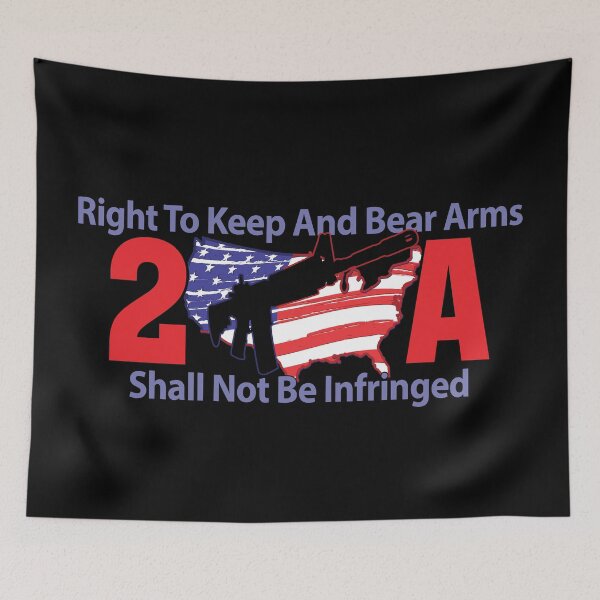 Item preview, 2A Right To Keep And Bear Arms Shall Not Be Infringed Black designed and sold by HectorCantres.