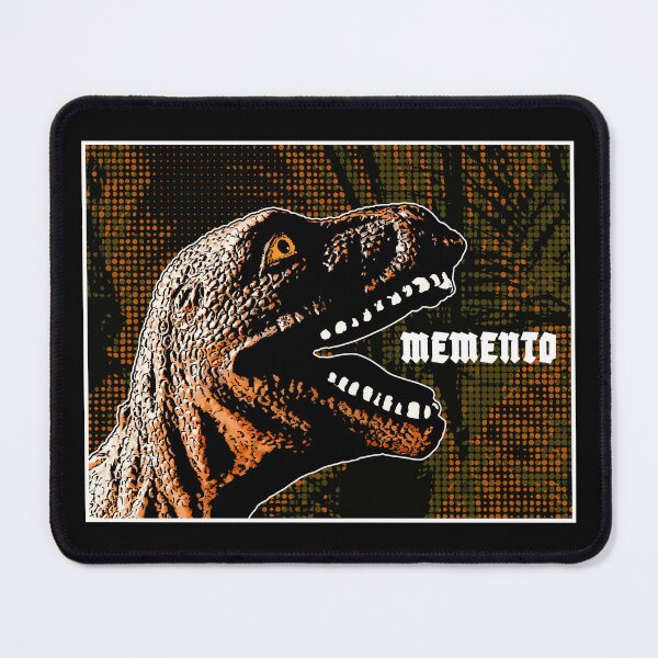 Item preview, MEMENTO - REMEMBER. COLOUR DINOSAUR. ORANGE DOTS. designed and sold by 5hertz.