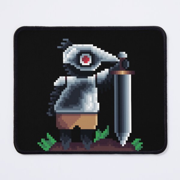 Item preview, Pixel Art of a Medieval Warrior Crow designed and sold by PixelYonah.
