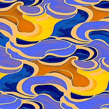 Artwork thumbnail, Curving Line Abstract by ViaARTfactory