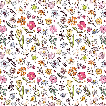Artwork thumbnail, Spring Bloom Pattern by PrettySimple Graphic Design