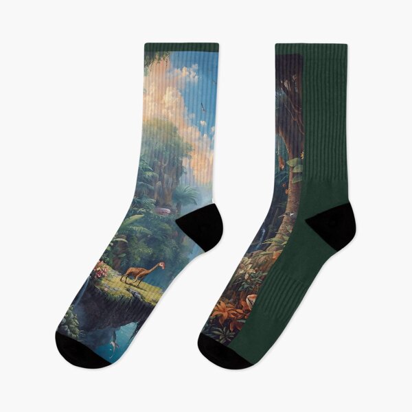 Item preview, The Enchanted Jurassic Cascade designed and sold by madseasonstudio.