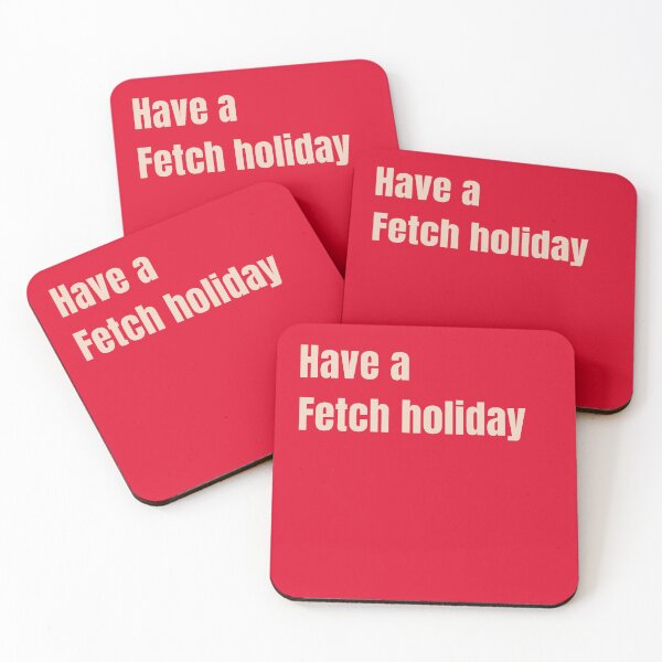Artikelvorschau, Witzige Weihnachtskarte „Fetch“ – Weihnachtskarte im Stil von „Mean Girls“ für beste Freundinnen, Popkultur-Fans und Liebhaber der pinken Ästhetik entworfen und verkauft von LaundrySalt.