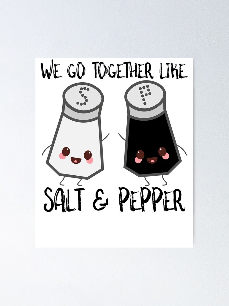 Salt And Pepper Best Friends Greeting Card for Sale by SusurrationStud