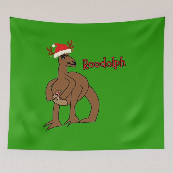 Item preview, Kangaroo and Joey Christmas Roodolph by Everything Eli designed and sold by EverythingEli.