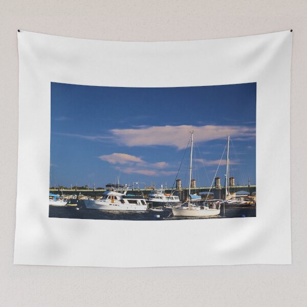 Item preview, Clouds, Blue Sky and Boats designed and sold by Phakade's Photos.