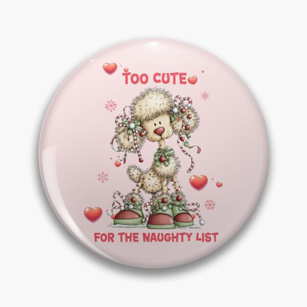 Item preview, Too Cute for the Naughty List | Funny Christmas Puppy Design | Cute Holiday Dog Illustration designed and sold by Twist & Print.