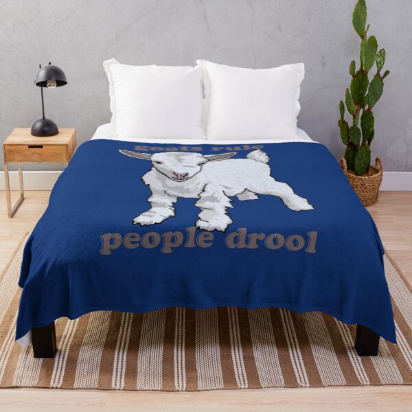 Item preview, Goats Rule People Drool Mounted Print designed and sold by shophanhanh.
