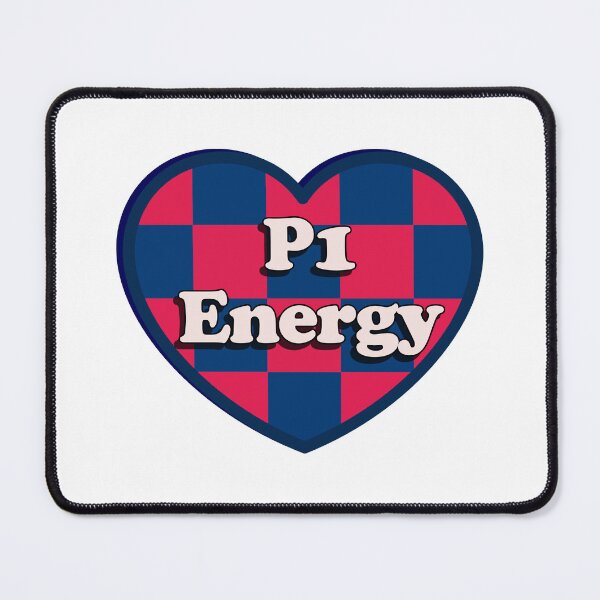 Item preview, P1 Energy | Cute Retro Motorsport Heart Aesthetic Design designed and sold by RacingCuties.