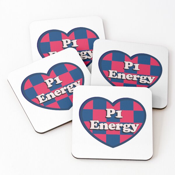 Item preview, P1 Energy | Cute Retro Motorsport Heart Aesthetic Design designed and sold by RacingCuties.