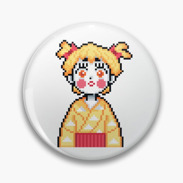 Item preview, Pixel Art Zenitsu Demon Slayer designed and sold by PixelYonah.