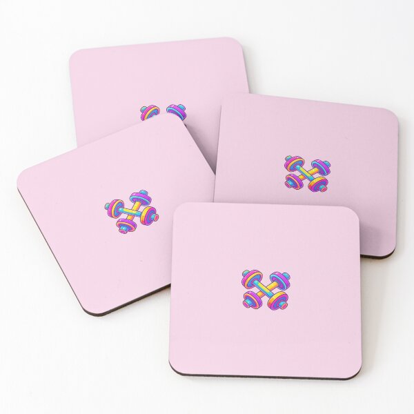 Item preview, Pretty dumbbells  designed and sold by PickledStickers.