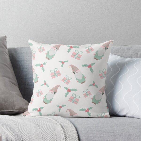 Item preview, Mint and pink Christmas Gnomes designed and sold by Home Cyn Home.