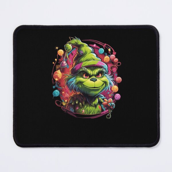 Item preview, Grinch Colorful Mischief Christmas Art Illustration designed and sold by jimikoyallin.