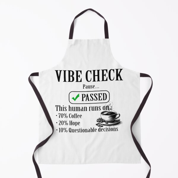 Item preview, Vibe Check Passed ✅ | Coffee Powered Human designed and sold by SmartDesigner-.