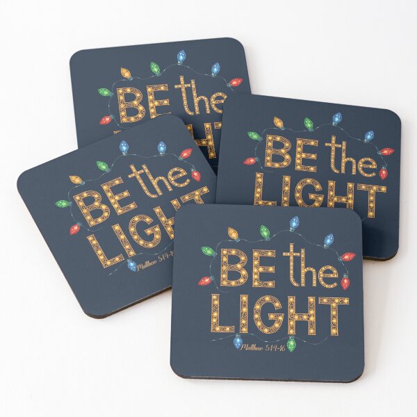 Item preview, Be The Light Matthew 5:14-16 Christmas Design  designed and sold by BlessedHandsDesigns.