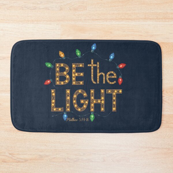 Item preview, Be The Light Matthew 5:14-16 Christmas Design  designed and sold by BlessedHandsDesigns.
