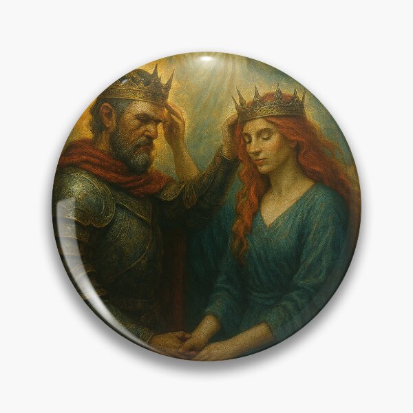 Item preview, “Crowned by Angels in Sacred Light” designed and sold by sadeesway44.