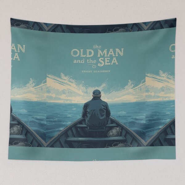 Item preview, 'The Old Man and the Sea' a novel by Ernest Hemingway designed and sold by Filologica.