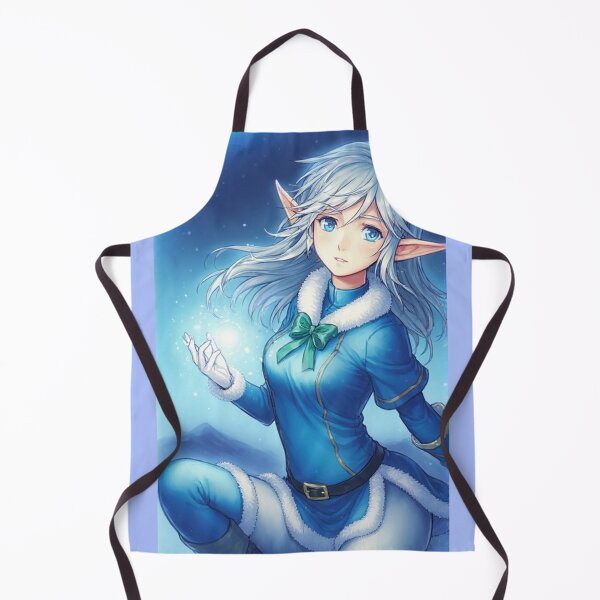 Item preview, Mystic Blue Christmas Elf Girl designed and sold by ArtsJulian.