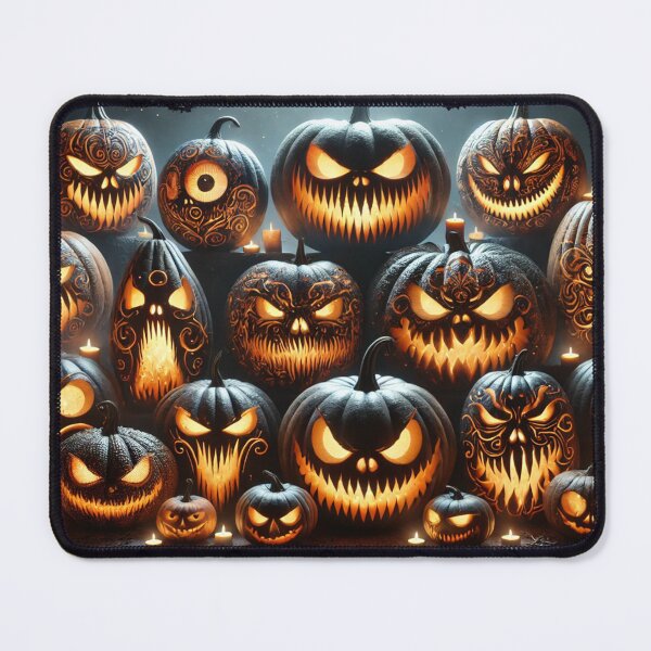 Item preview, The Legion of Haunted Pumpkins designed and sold by WheelieGdArt.