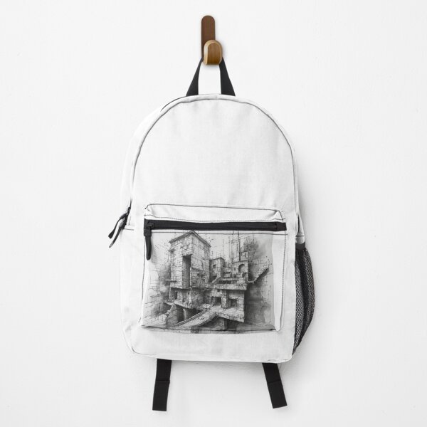 Item preview, old building sketch designed and sold by sabahdesign.