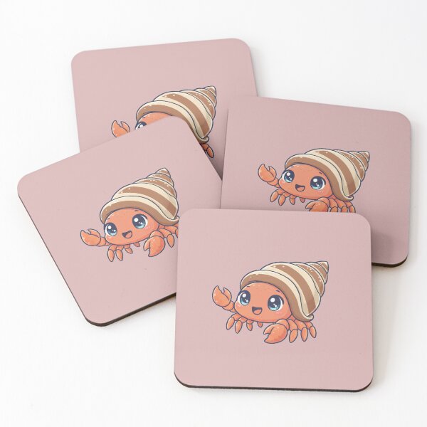 Item preview, Cute Baby Hermit Crab Cartoon With Big Eyes designed and sold by LightArt25.