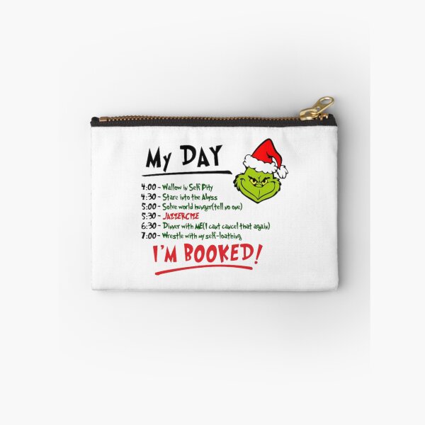 Item preview, Grinch My Day I'm Booked Funny Christmas Mood designed and sold by mautinzreqatz.