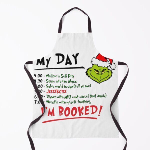 Item preview, Grinch My Day I'm Booked Funny Christmas Mood designed and sold by mautinzreqatz.