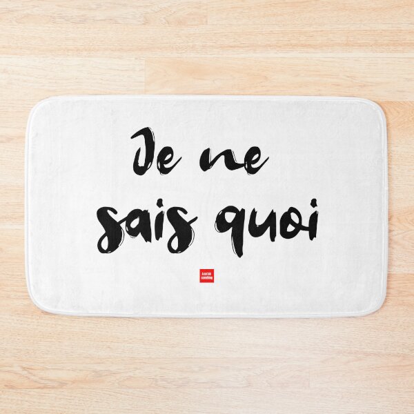 Item preview, A Certain Something – French Idiom, Minimalist Typography designed and sold by FrancophileFun.