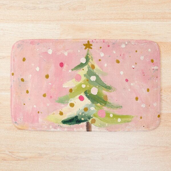 Item preview, Pastel Pink Christmas Tree 2 designed and sold by FlaskLab.