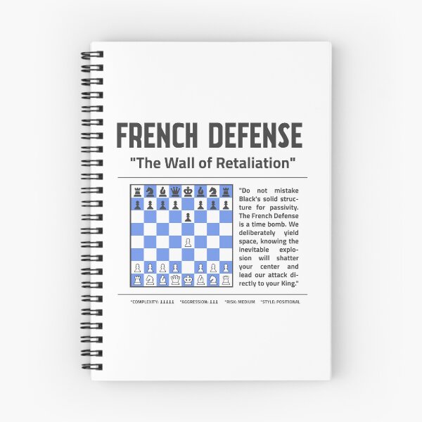 Item preview, FRENCH DEFENSE Chess Opening T-Shirt | The Wall of Retaliation designed and sold by Sorcend.