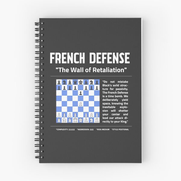 Item preview, FRENCH DEFENSE Chess Opening T-Shirt | The Wall of Retaliation designed and sold by Sorcend.