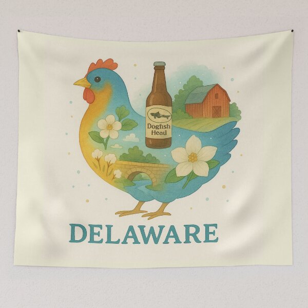 Item preview, Delaware designed and sold by Dream Whimspirations.