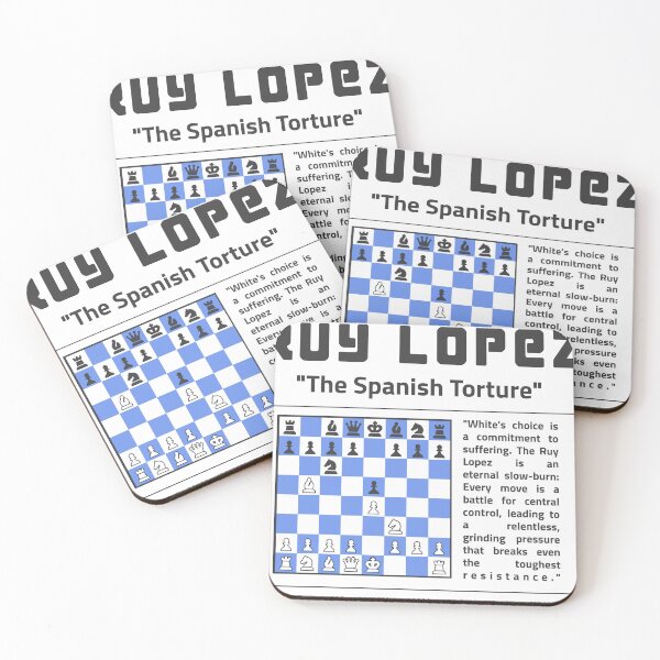 Item preview, RUY LOPEZ Chess T-Shirt | The Spanish Torture Opening designed and sold by Sorcend.