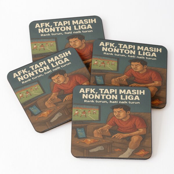 Item preview, AFK Tapi Masih Nonton Liga — Indo Gamer League designed and sold by POD DYNASTY.