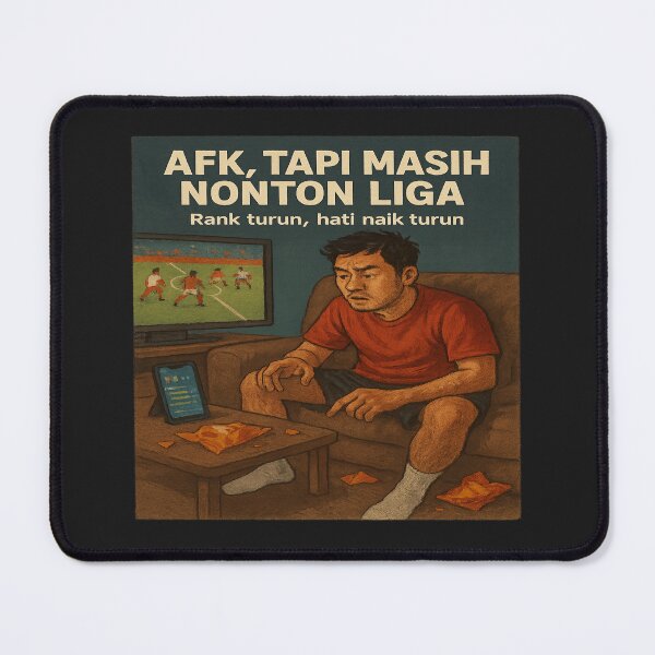 Item preview, AFK Tapi Masih Nonton Liga — Indo Gamer League designed and sold by POD DYNASTY.