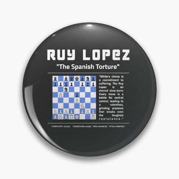 Item preview, RUY LOPEZ Chess T-Shirt | The Spanish Torture Opening designed and sold by Sorcend.