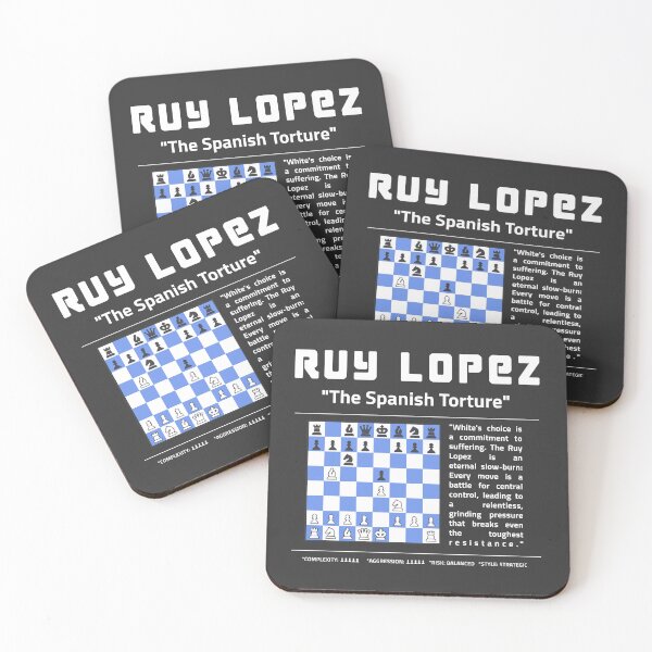 Item preview, RUY LOPEZ Chess T-Shirt | The Spanish Torture Opening designed and sold by Sorcend.