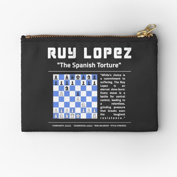 Item preview, RUY LOPEZ Chess T-Shirt | The Spanish Torture Opening designed and sold by Sorcend.
